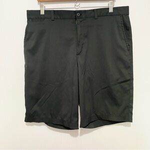 Nike Golf Men's Short‎ Size 36 Dri Fit Black Flat Front Stretch Performance